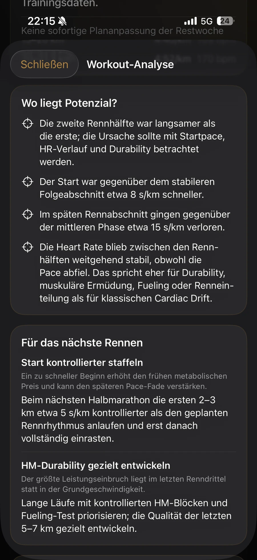 PACE CULTURE TRAIN Empfehlungen für das nächste Rennen